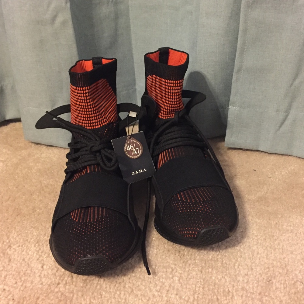ZARA HIGH TOP SNEAKERS - Picture 3 of 5